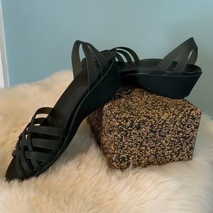 Crocs sandals, size 8